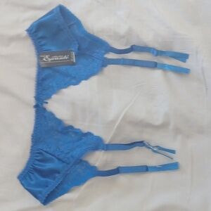 ESCANTE collection lace satin garter belt one size fits most